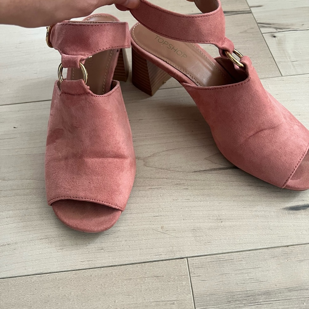 Topshop Pink Women's Heeled Sandals